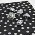Button - Silver ‘Spin Me Round’ – 15mm
